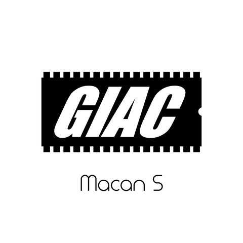 Porsche Macan S GIAC Performance ECU Software Upgrade
