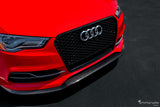 PURE Carbon Fiber Front Lip Splitter / Spoiler For Audi A3 / S3 8V (Pre-Facelift)