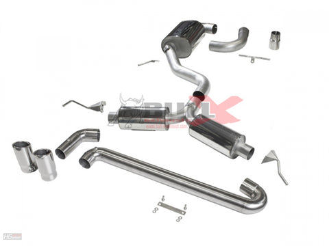 Bull-X 3" Catback Exhaust For Audi A3 1.8T (8V)