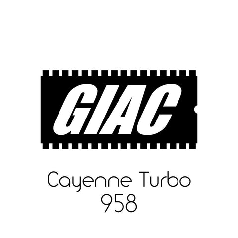 Porsche Cayenne Turbo (S) 2011+ GIAC Performance ECU Software Upgrade