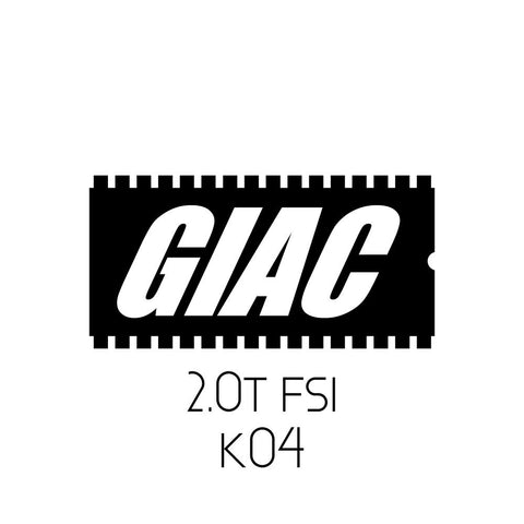 Volkswagen 2.0T FSI GIAC K04 Performance ECU Software Upgrade