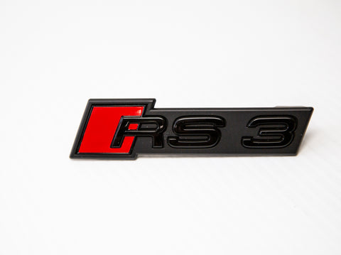 OEM Audi RS3 8V Front Grille Emblem (Black) 8V5 853 736 B T94