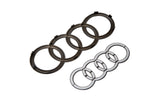 OEM Audi 8V A3/S3/RS3 Front & Rear Emblem Set (Black)